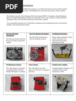 Lego Little Mechanism