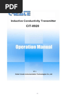 17-03-10 Inductive Conductivity Transmitter CIT-8920