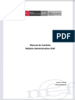 Manual de Cambios - Módulo Administrativo SIAF Versión 13.05.00 PDF