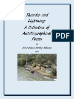 Thunder and Lightning a Collection of Autobiographical Poems