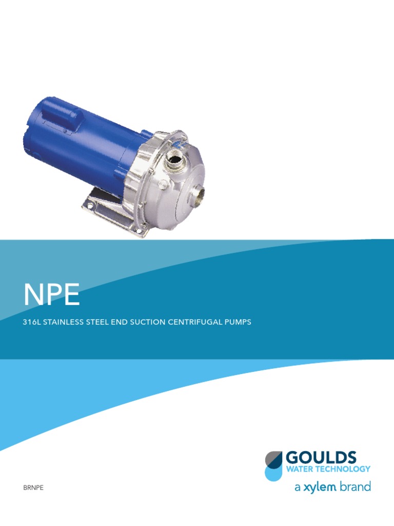 Centrifugal.goulds.npe Stainless Steel Pump