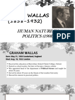 Graham Wallas (1858-1932)
