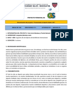 Proyecto Personal "Promoviendo El Deporte Desde CAS".