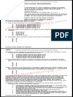 NTS Sample Past Papers Bank of Punjab Analytical Reasoning