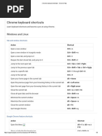 Chrome Shortcut
