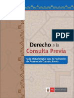 Guia Metodologica para La Facilitacion de Procesos de Consulta Previa