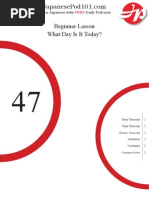 Download Beginner Lesson 47 - What Day Is It 1 by 3v1l91l SN3532257 doc pdf