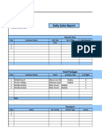 Daily Sales Report: Umrah Visa