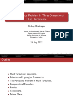 The Persistence Problem in Three-Dimensional Fluid Turbulence