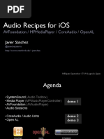 Audio Recipes For iOS