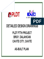 Detailed Design Drawings: PLDT FTTH Project Brgy. Dalahican Cavite City, Cavite