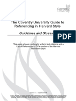 The CU Guide To Referencing in Harvard Style