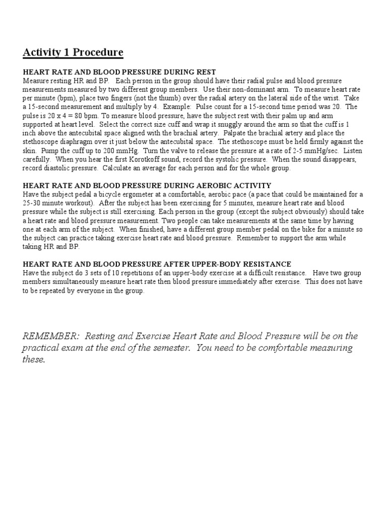Measure Heart Rate & Blood Pressure Guide | PDF | Heart Rate | Pulse