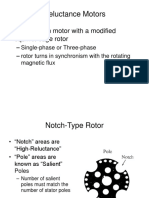 Reluctance Motors: - An Induction Motor With A Modified Squirrel-Cage Rotor