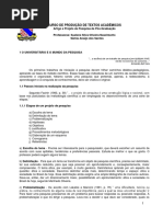 o Universo Da Pesquisa