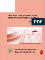 2015 - 181 - Ped - Pedoman Pencacahan Usaha Restoran Atau Rumah Makan 2015 PDF