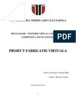 Tema Proiect IVFC Engleza (Fabricatie Virtuala) - Ohrenciuc Claudiu