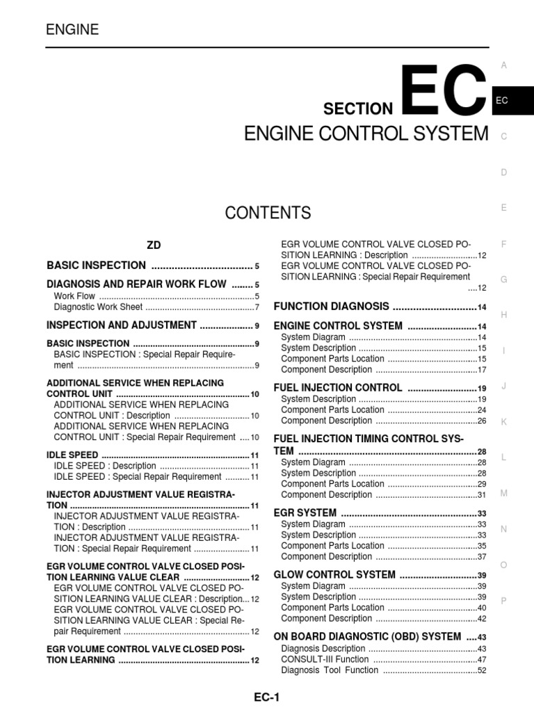 Manual Nissan Cabstar Pdf Medical Diagnosis Fuel Injection