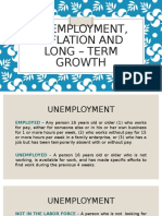 Unemployment, Inflation and Long - Term Growth