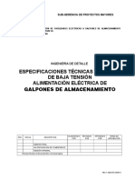 Especificaciones Técnicas Tableros de Baja Tensión