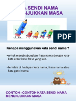 Kata Sendi Nama Menunjukkan Masa