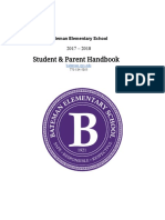 Student & Parent Handbook: Bateman Elementary School