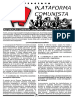 Plata Form a Comunista