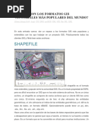 Cúales Son Los Formatos Gis Vectoriales Más Populare