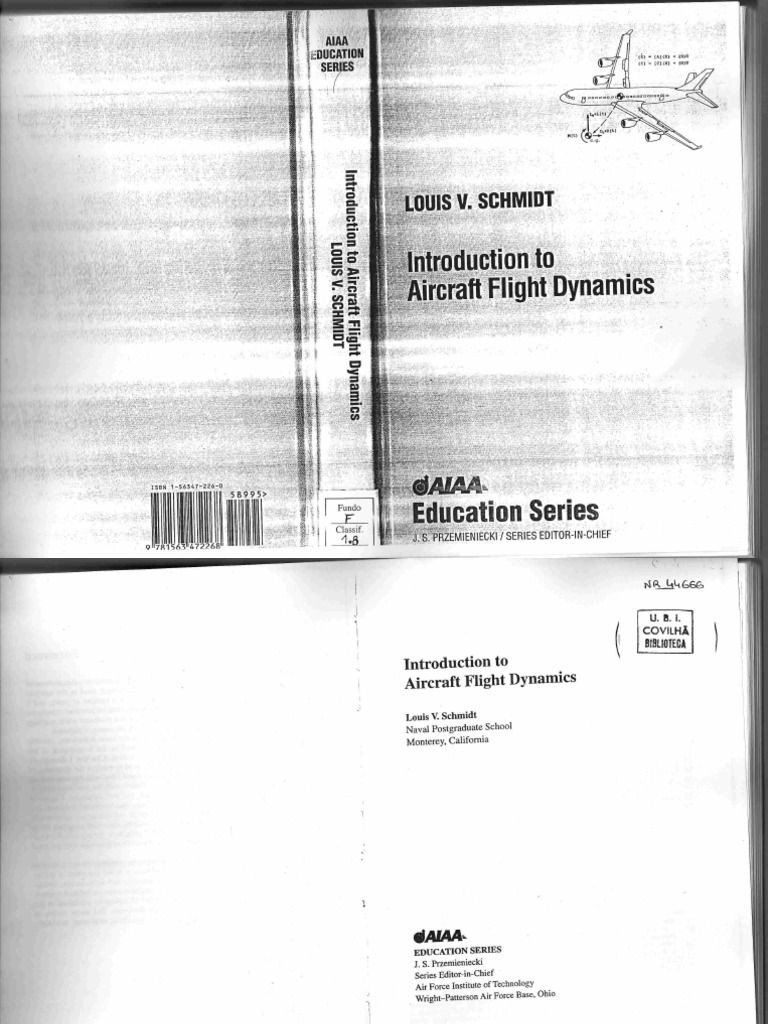Introduction To Aircraft Flight Dynamics Schmidt