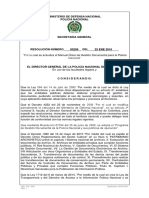 Resolucion 00208 (250116) Manual Único de Gestión Documental para La Policía Nacional