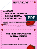 Keamanan Sistem Dan Informasi (SIM)