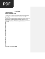 SPSS Exercise