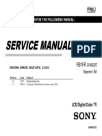 Sony KDL-32R420A Chassis RB1FK PDF