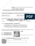 Avaliação Matemática 3° Bim 5° Ano