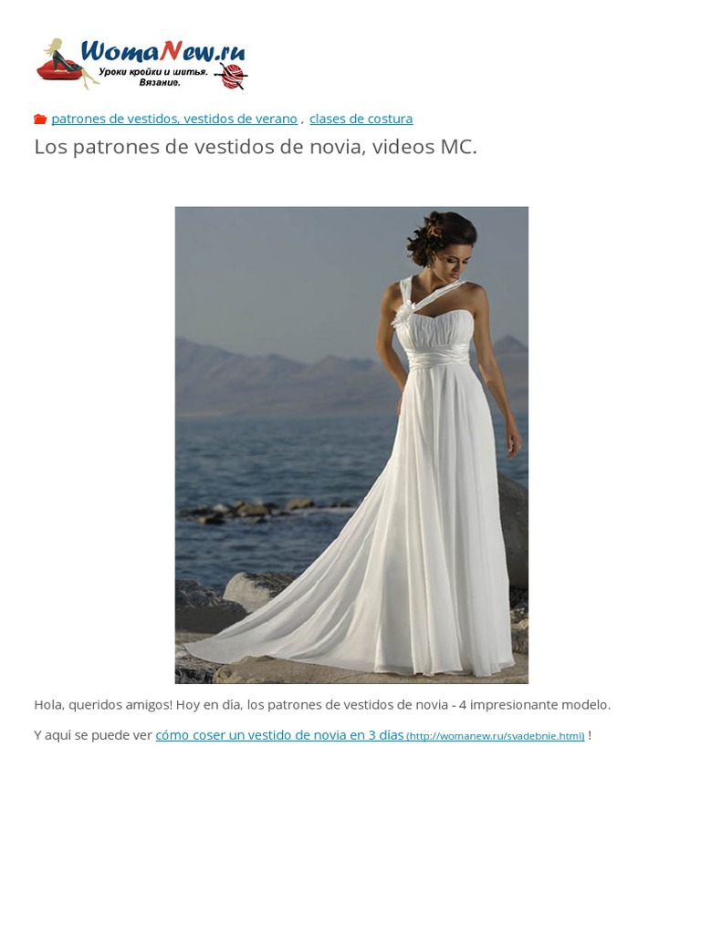 Los Patrones de Novia - WomaNew | PDF | Ocio