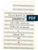 Salvador Torré-StringQuartet-Nr.1