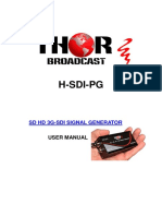 Thor Broadcast SD HD 3G SDI PATTERN GENERATOR for Encoders SDI Fiber Extenders and Sdi Modulators