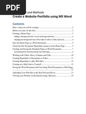Word Web Pages