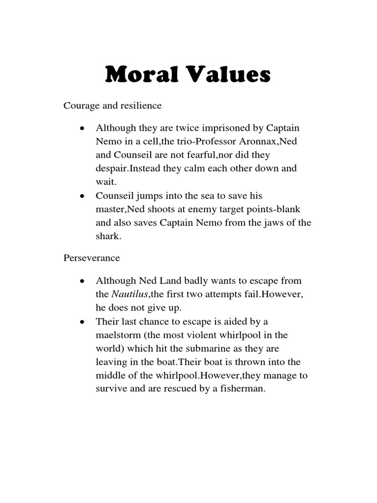 Types Of Moral Values Pdf _ (PDF) Moral Theory – JSMVEA