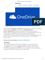 Como Usar o OneDrive