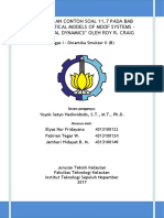 Pembahasan Contoh Soal 11.7 Pada Bab Mathematical Models of MDoF Systems - Structural Dynamics' Oleh Roy R. Craig