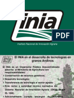 1 R. Estrada Innovación Tecnológica en Quinua INIA - Arequipa