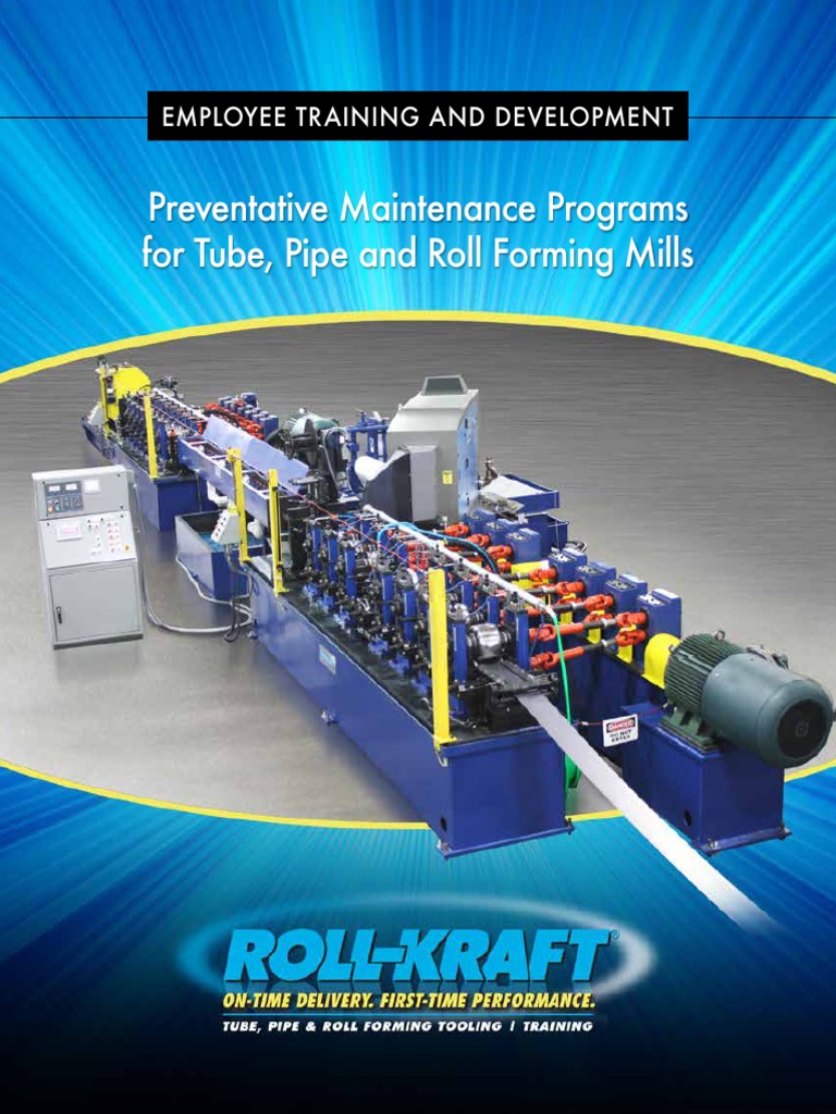 16RKI006 RKI Preventative Maintenance Programs For Tube, Pipe and Roll ...