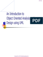 Object Oriented Analysis and Design