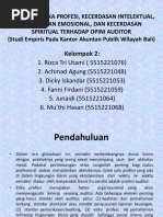 Download Pengaruh Etika Profesi Kecerdasan Intelektual by Ica Tami SN353299791 doc pdf