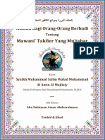 Hadiah Bagi Orang-Orang Berbudi Tentang Mawani Takfier Yang Mutabar - Syaikh Muhammad Sali Walad Muhammad Al.pdf