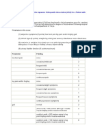 Clinical Symptom Score of The Japanese Orthopaedic Association PDF