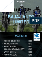 Case Study: Bajaj Auto Limited