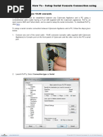 How To - Setup Serial Console Connection Using PuTTy PDF