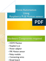 startup pocess for raspberry pi for home automation